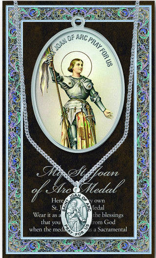 St. Joan Pewter Medal