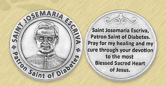 St. Josemaria / Diabetes Pocket Token