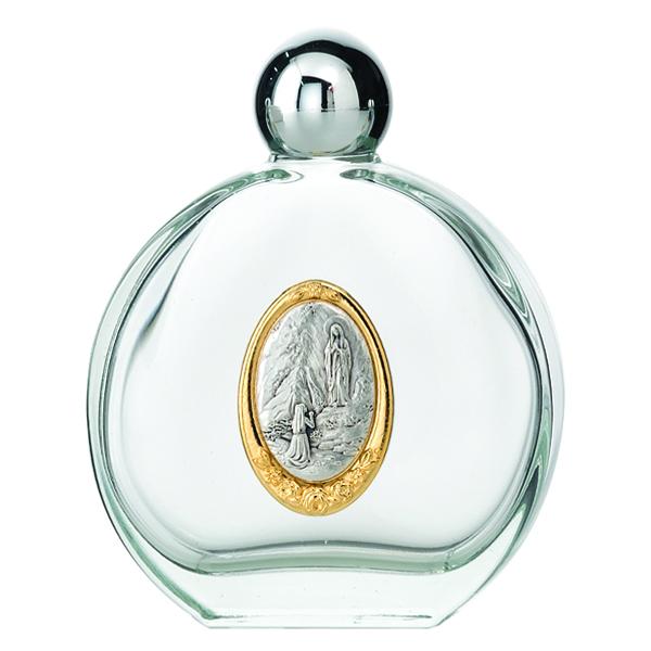 Lady of Lourdes Glass Holy Water Bottle 4oz
