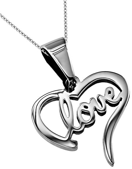 "Love" Heart Necklace