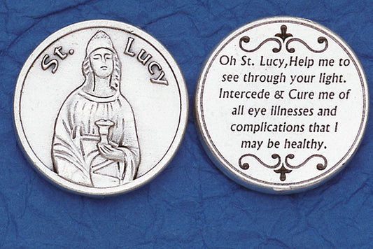 St. Lucy / Eye Illnes Pocket Token