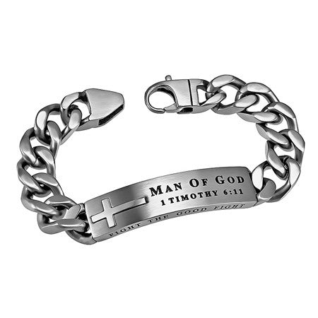 Silver Neo Bracelet "Man of God"