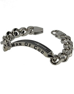 Shield Cross Bracelet "Man Of God"