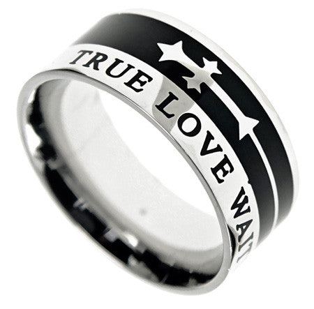 A-Cross Ring "True Love Waits"
