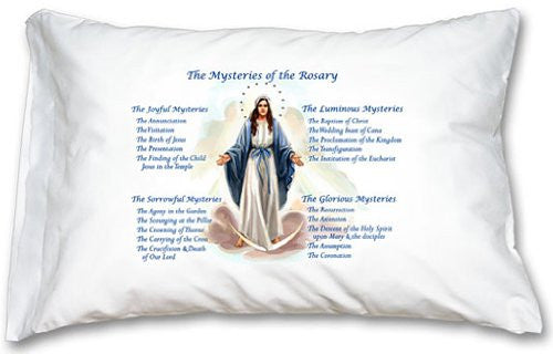 Mysteries of the Rosary Pillowcase