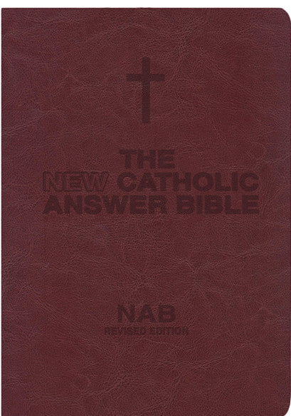 New Catholic Answer Bible (NABRE) Large Print Bonded Leather