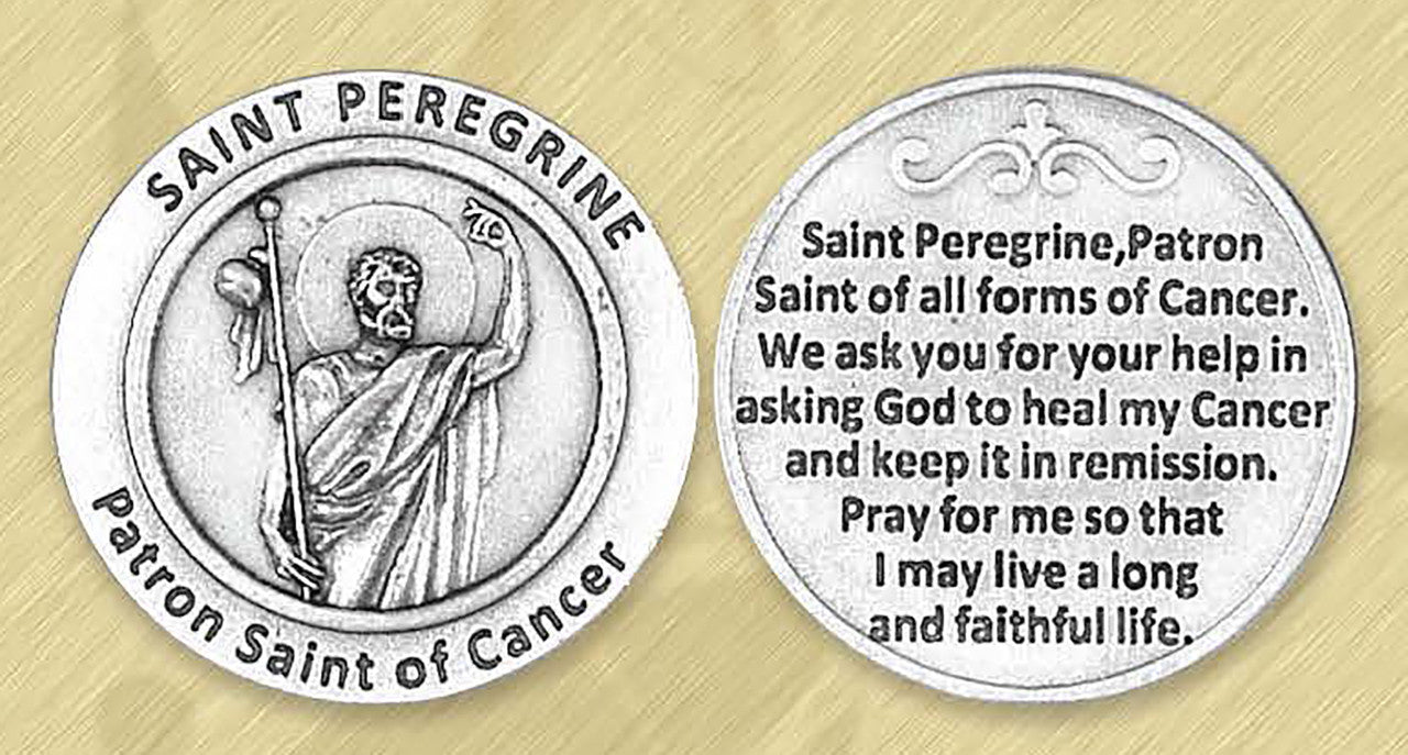 St. Peregrine / Cancer Pocket Token