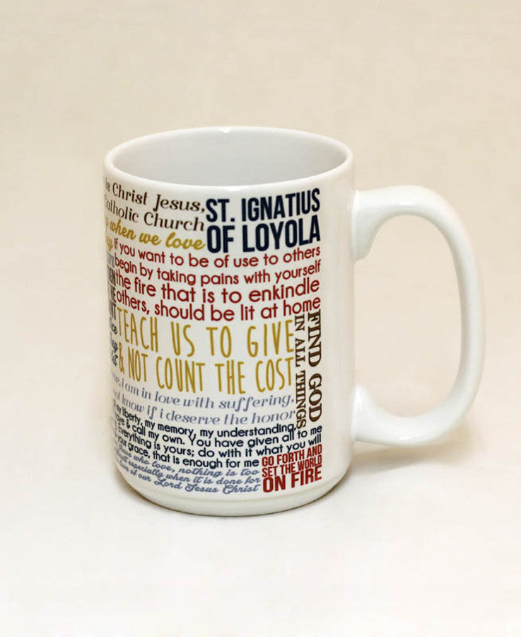Saint Ignatius of Loyola Quote Mug