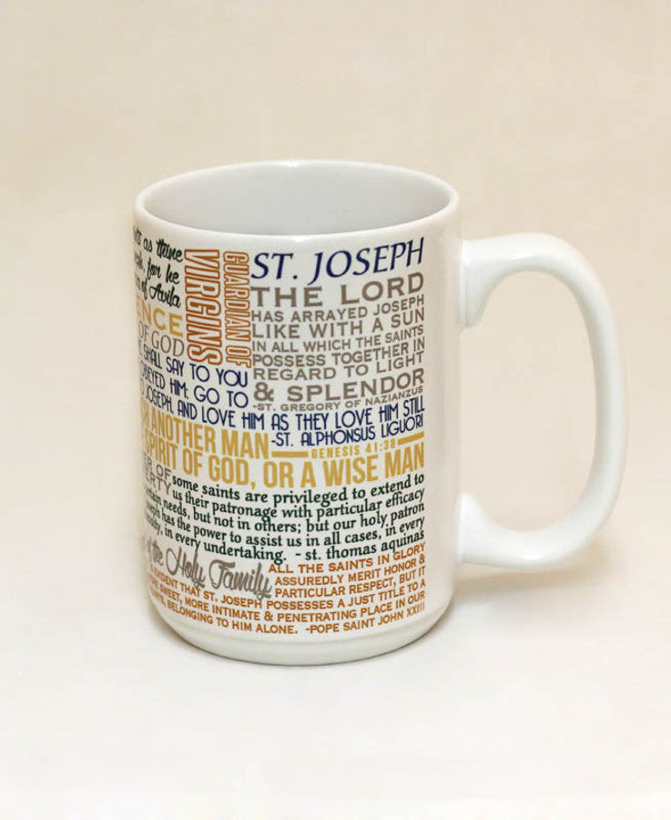 Saint Joseph Quote Mug
