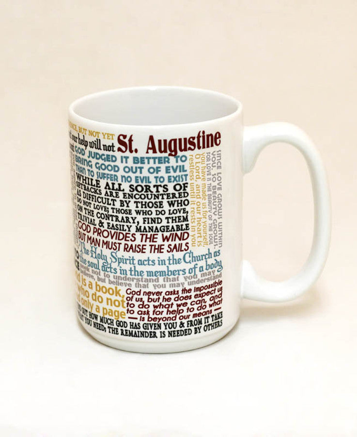 Saint Augustine Quote Mug