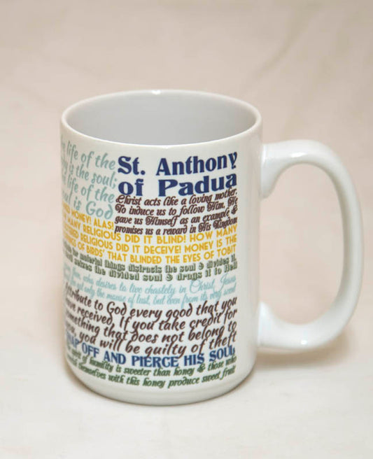 Saint Anthony of Padua Quote Mug