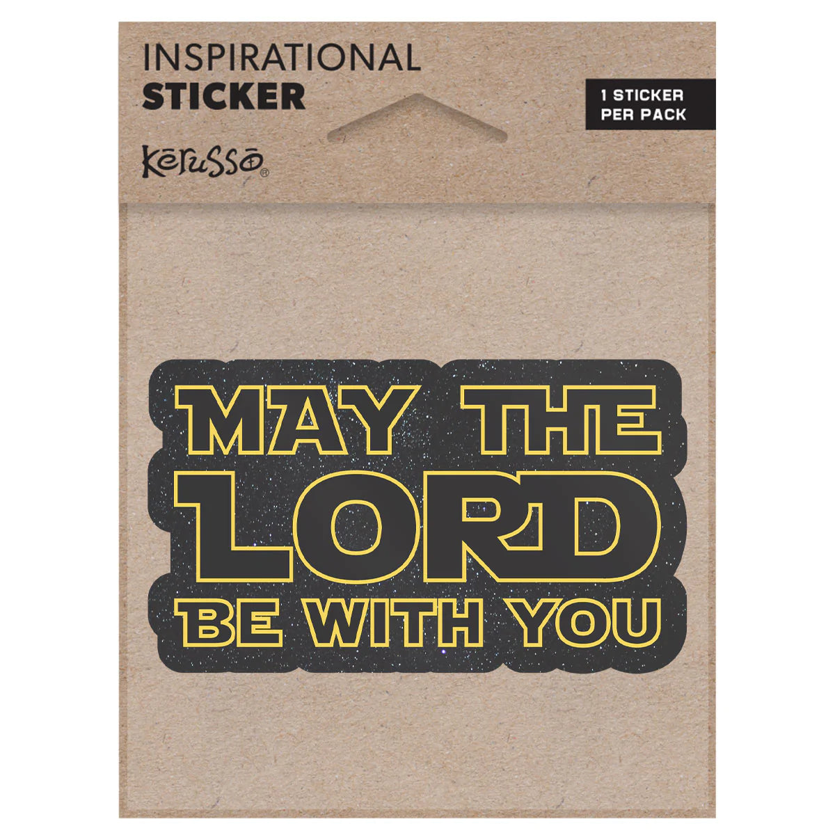 May the Lord be with You Vinyl Sticker