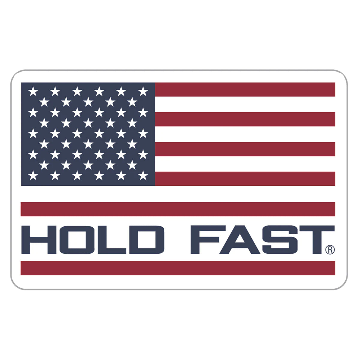 Hold Fast Flag Vinyl Sticker