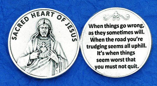Sacred Heart / Don't Quit Pocket Token