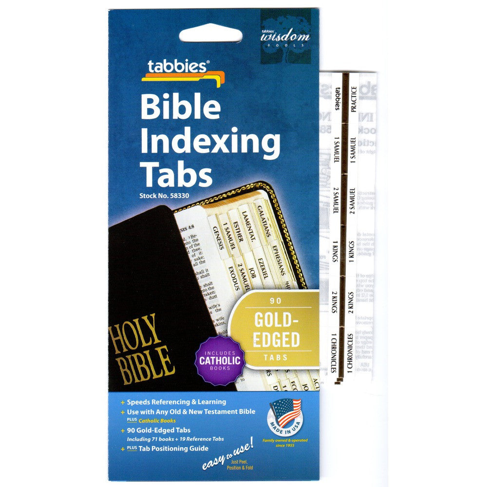 Gold Bible Tabs