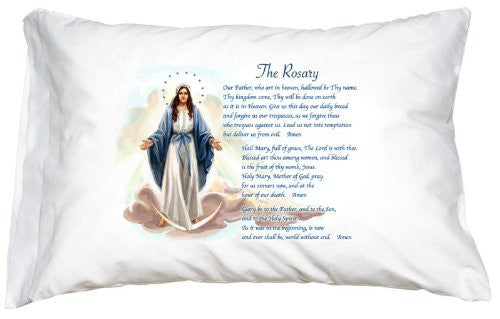 Prayers of the Rosary Pillowcase