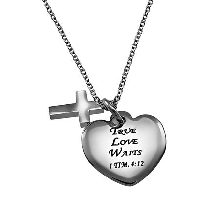 "True Love Waits" Sweetheart Necklace