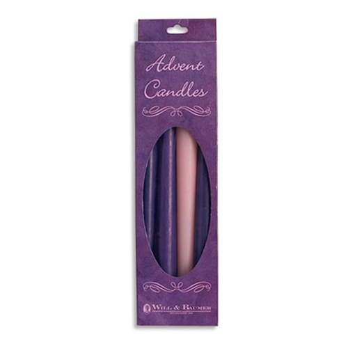 Will & Baumer Purple and Pink Advent Candles