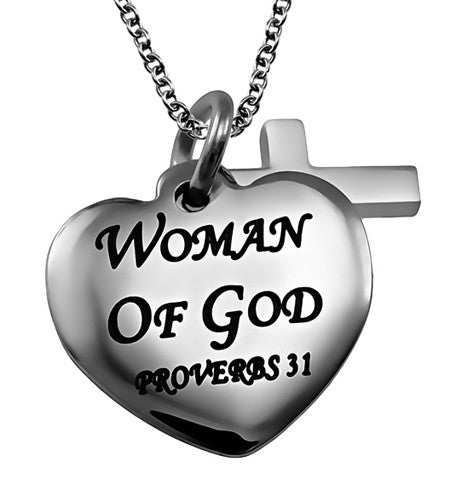 "Woman of God" Sweetheart Necklace