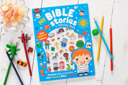 My Bible Stories Activity Book Blue