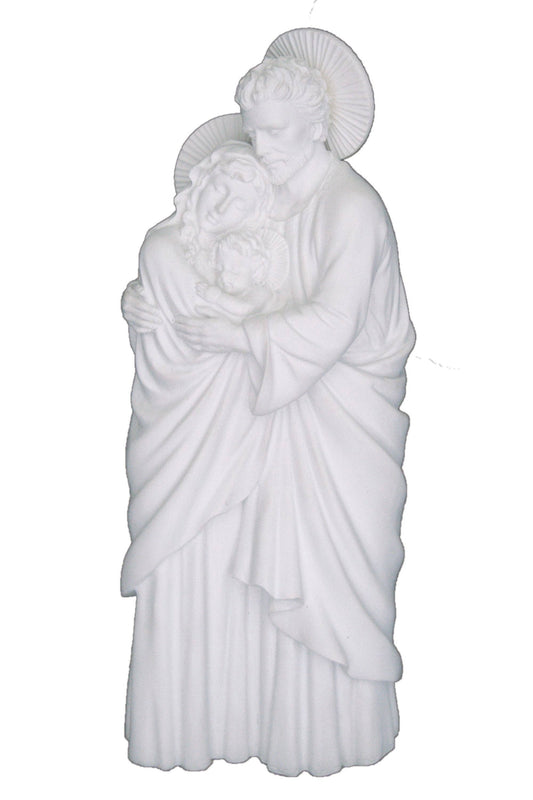 Holy Family in White 10"