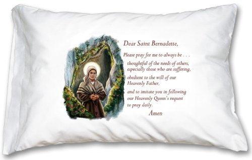 St. Bernadette Prayer Pillowcase