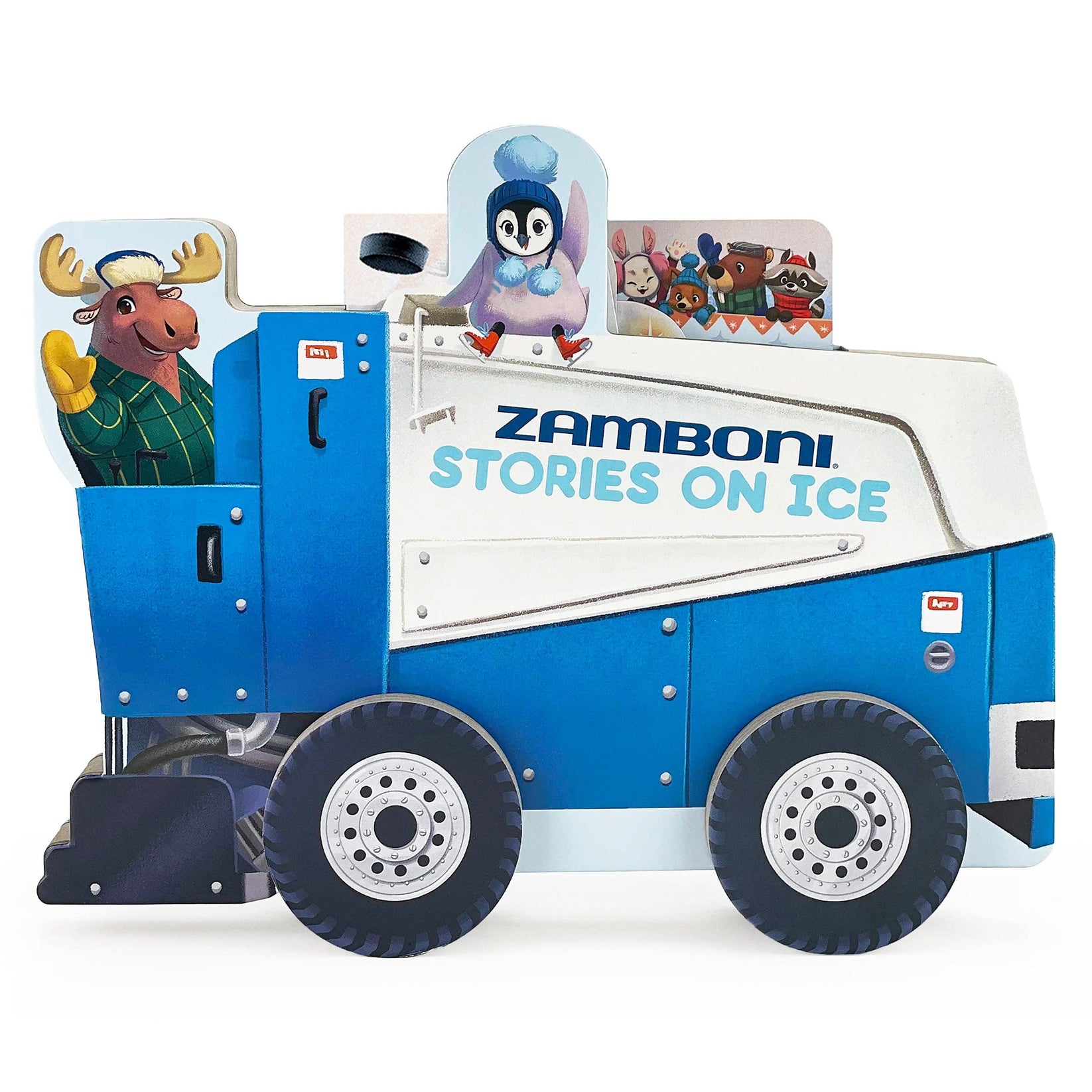 Zamboni 3-Book Sports Gift Set with Real Rolling Wheels – St. George