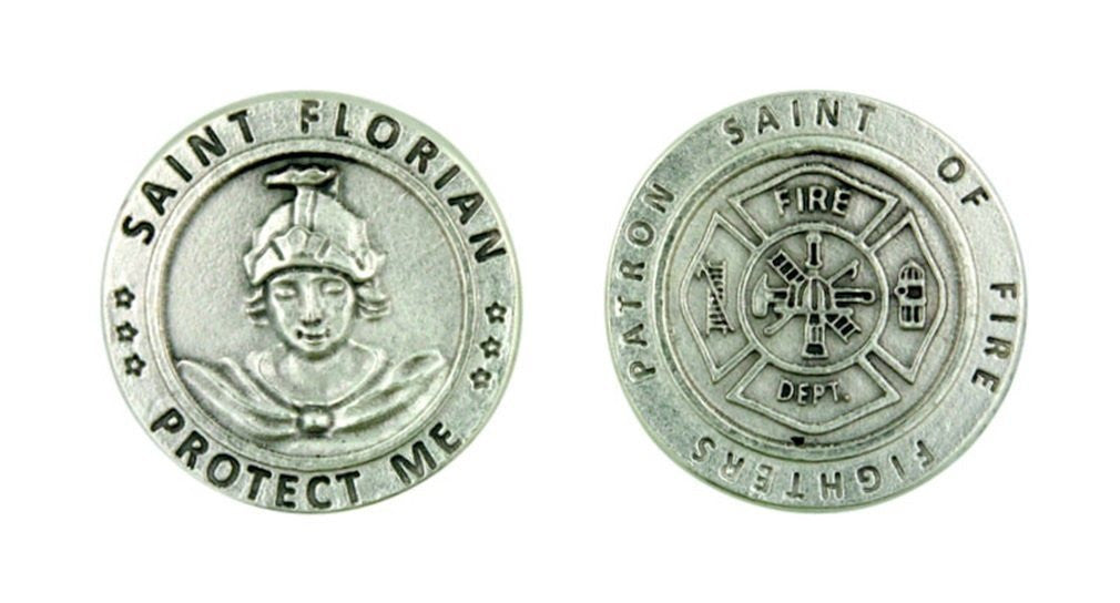 St. Florian Fire Fighter Pocket Token