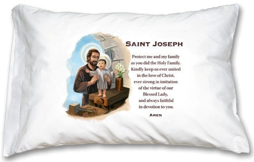St. Joseph Prayer Pillowcase