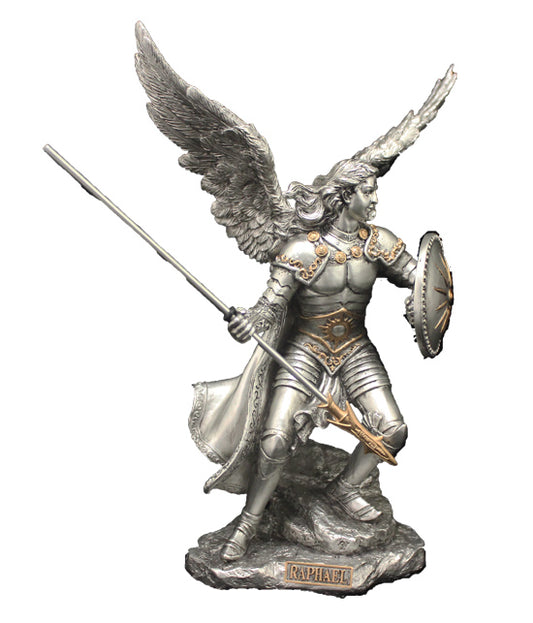 Archangel Raphael Pewter Style 13.5"