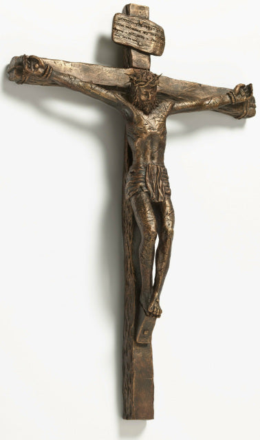 Antique Bronze 20" Crucifix
